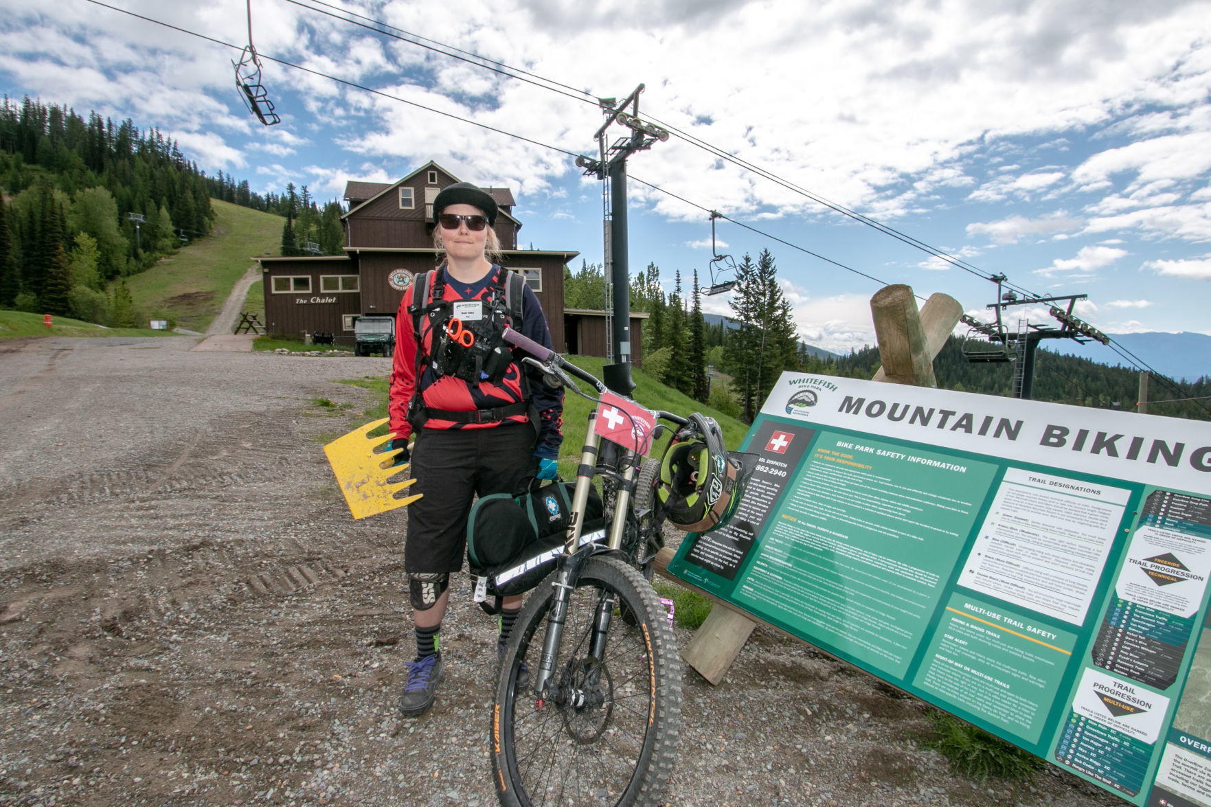 Kate Atha loves to mountain bike